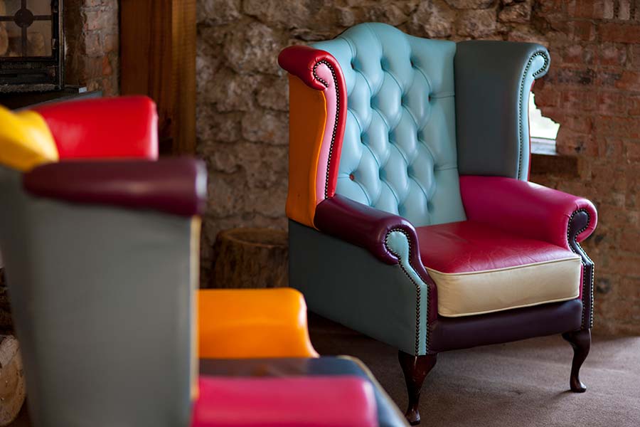Relaxing lounge area at Oxwich Bay Hotel